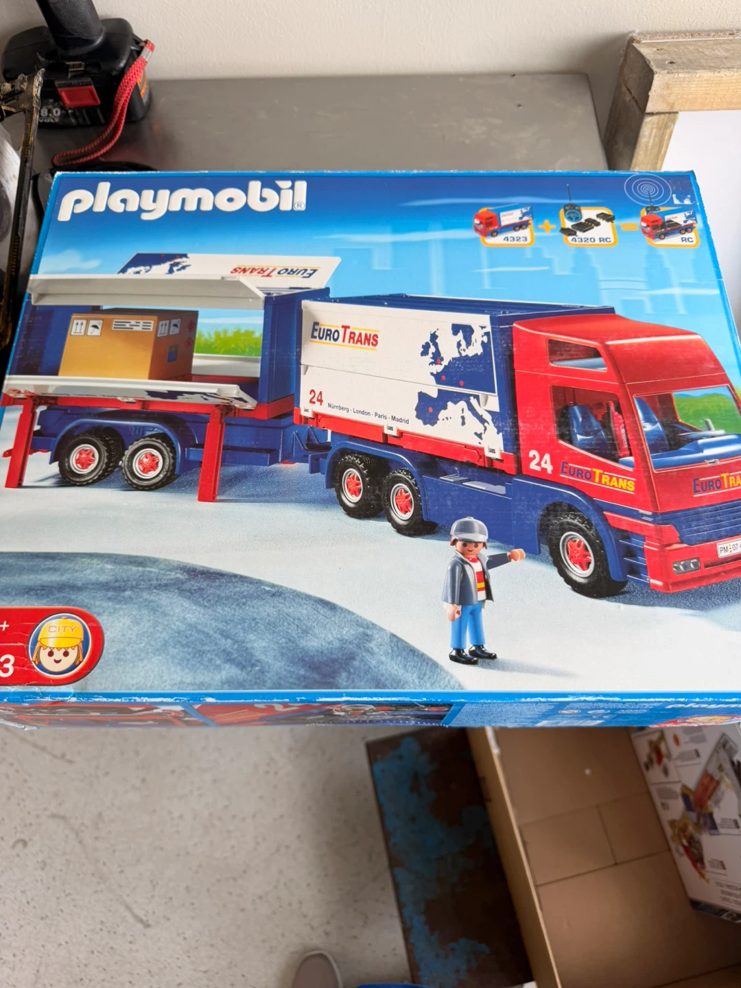 New Playmobil Eurotrans Truck Toy Set