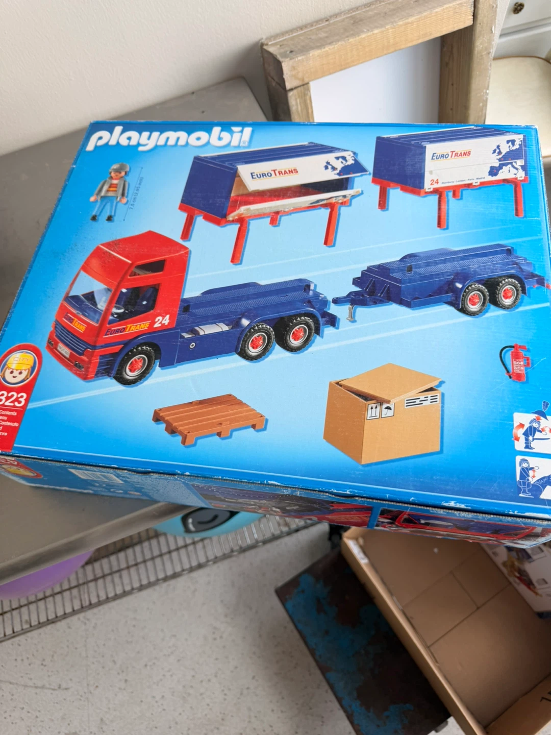 New Playmobil Eurotrans Truck Toy Set - photo 2