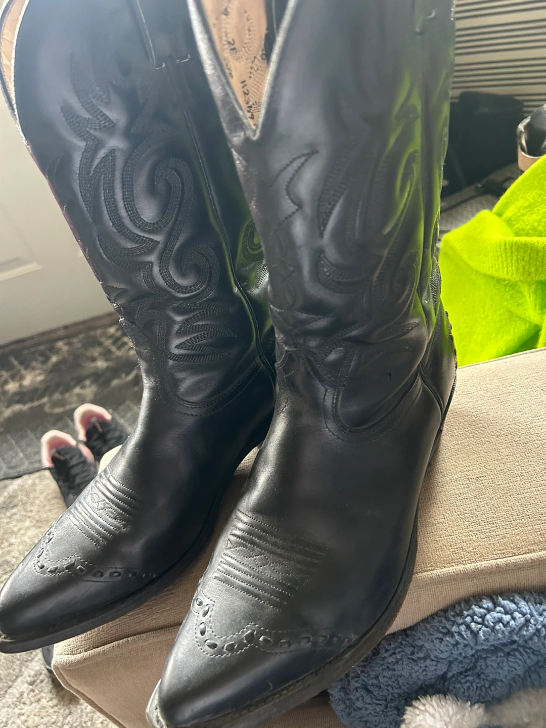Black Cowboy Boots - photo 4