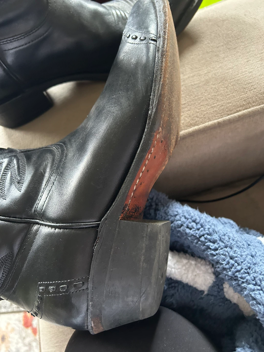 Black Cowboy Boots - photo 3