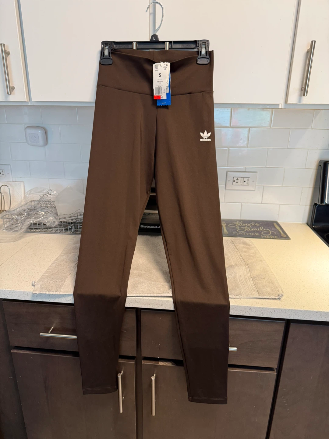 Adidas Brown Leggings Size S