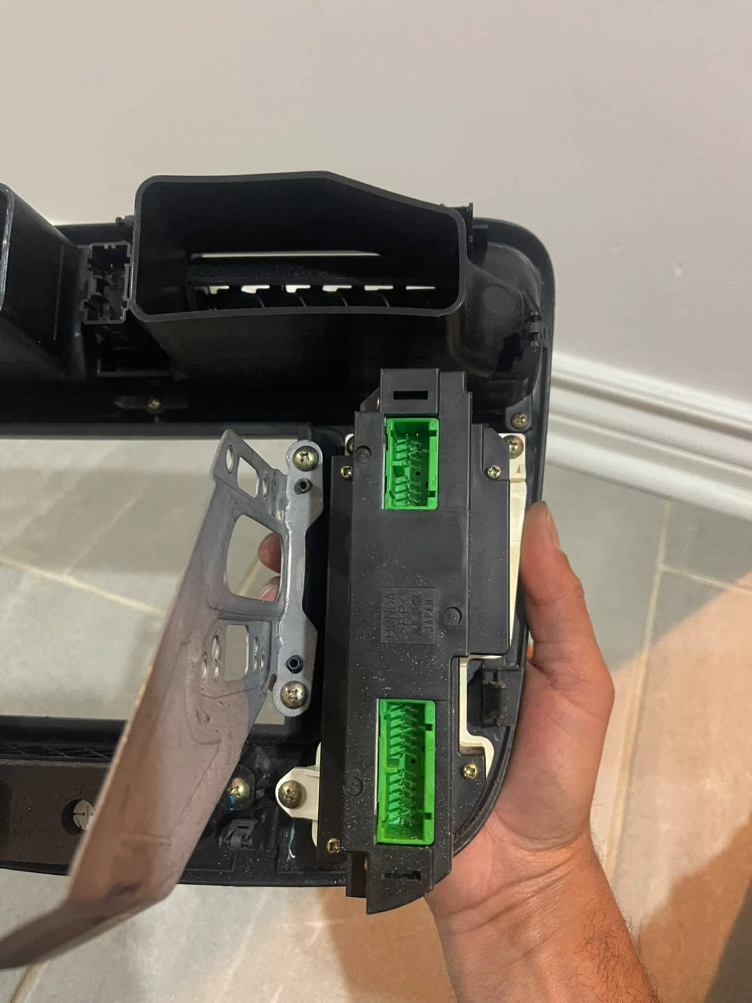 Honda Radio Trim Panel with climate Controls - photo 2
