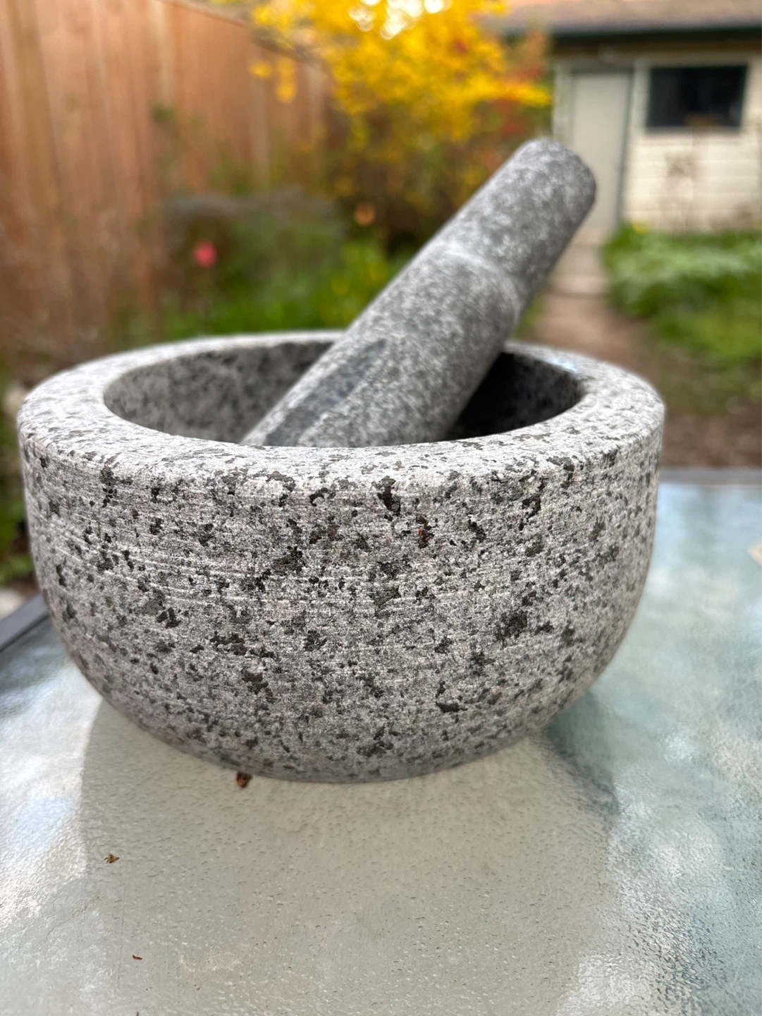 Granite Mortar and Pestle Set