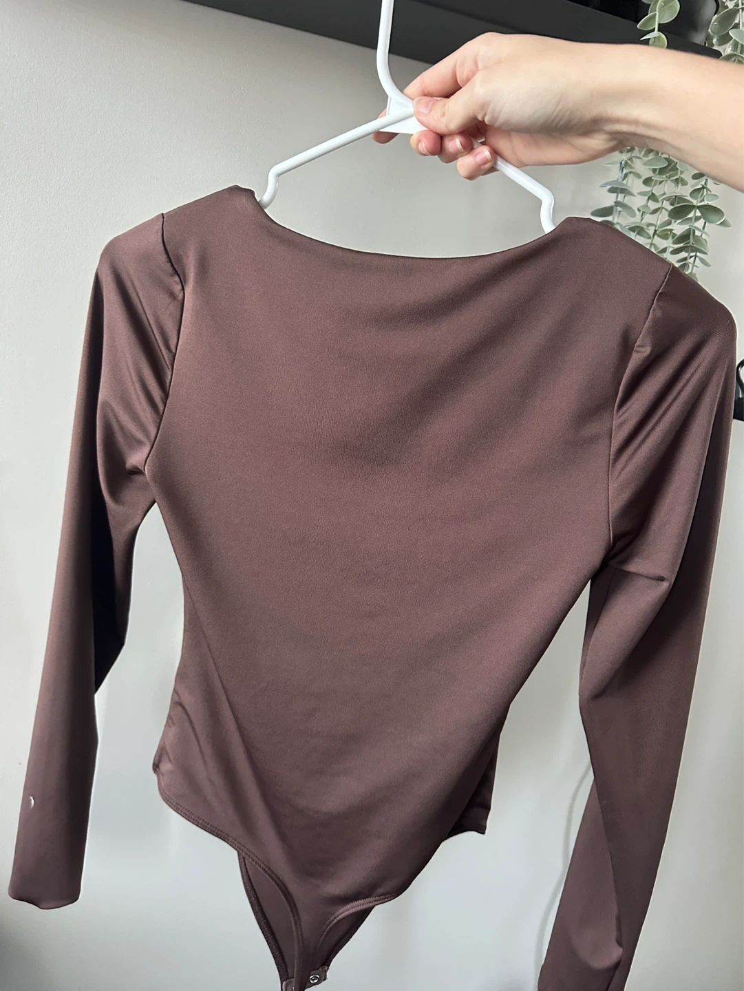 Brown Long Sleeve Bodysuit S/P - photo 3