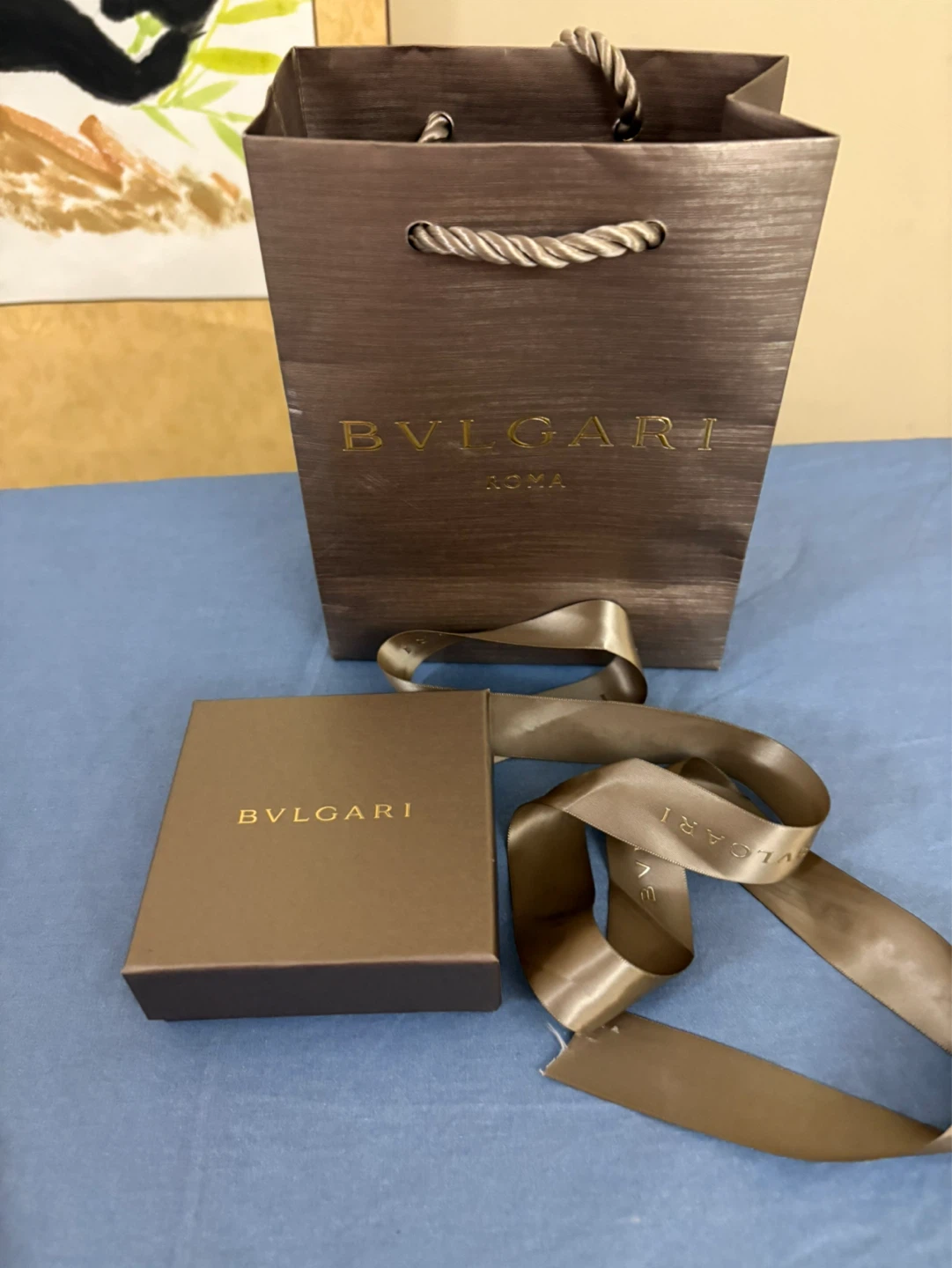 BVLGARI Shopping Bag and Box