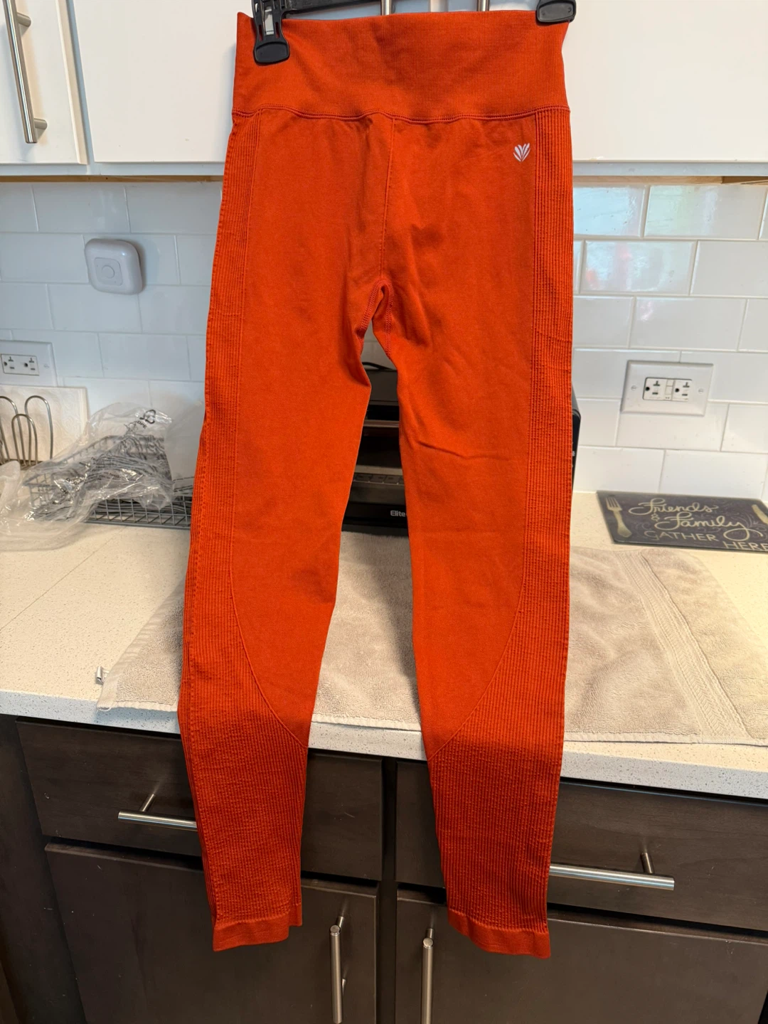 Orange Seamless Leggings