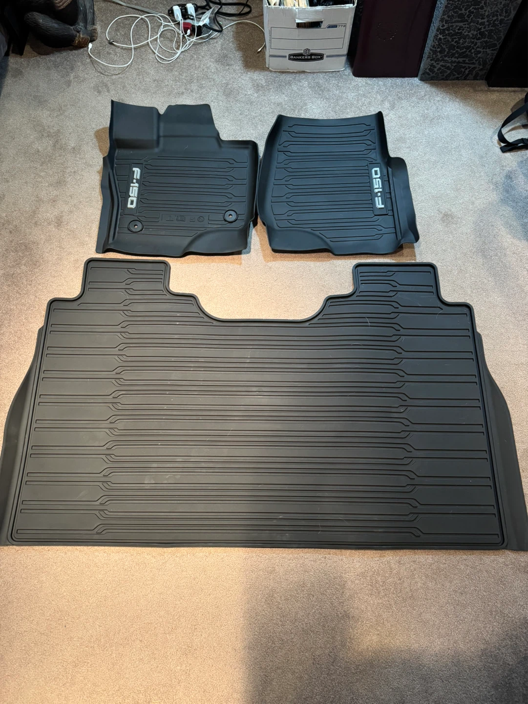 New Ford F-150 Super Crew Winter Rubber Mats Fits 2015-2026