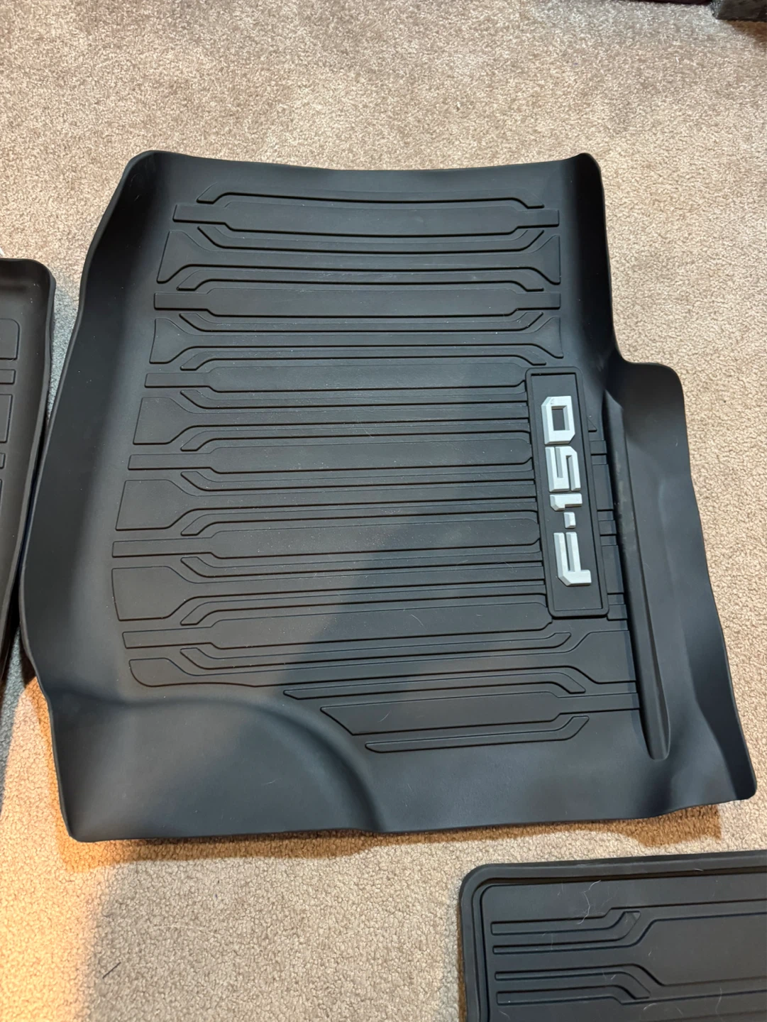 New Ford F-150 Super Crew Winter Rubber Mats Fits 2015-2026 - photo 2