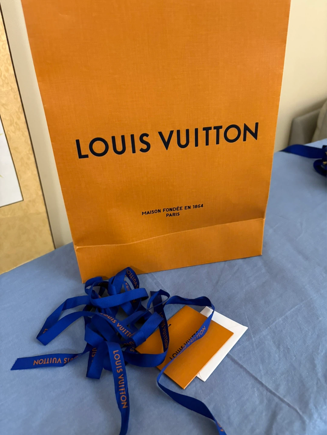 Louis Vuitton Shopping Bag with Ribbon