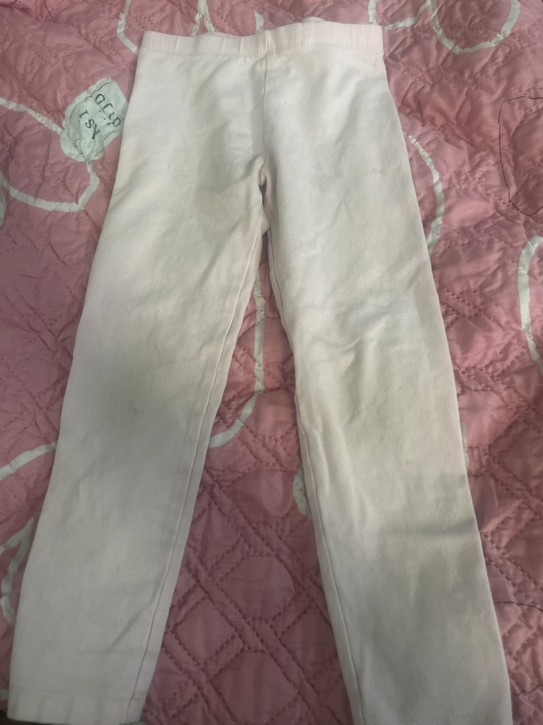 Light Pink Toddler Leggings 4T