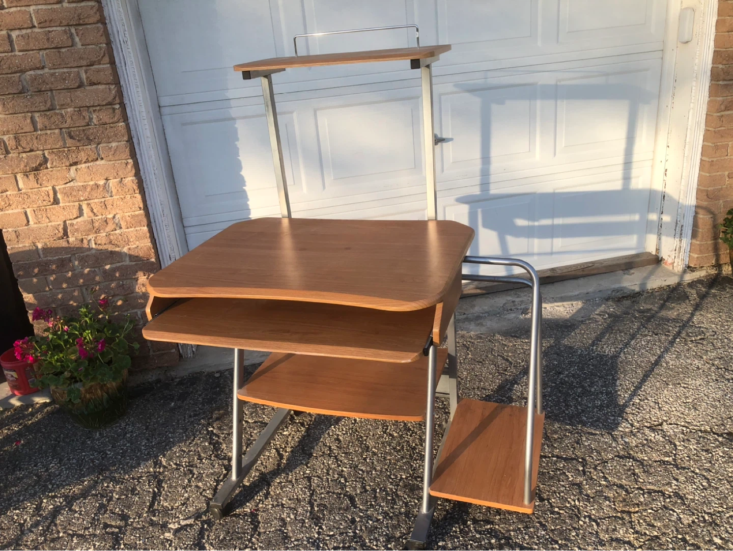 Computer Desk with Shelving