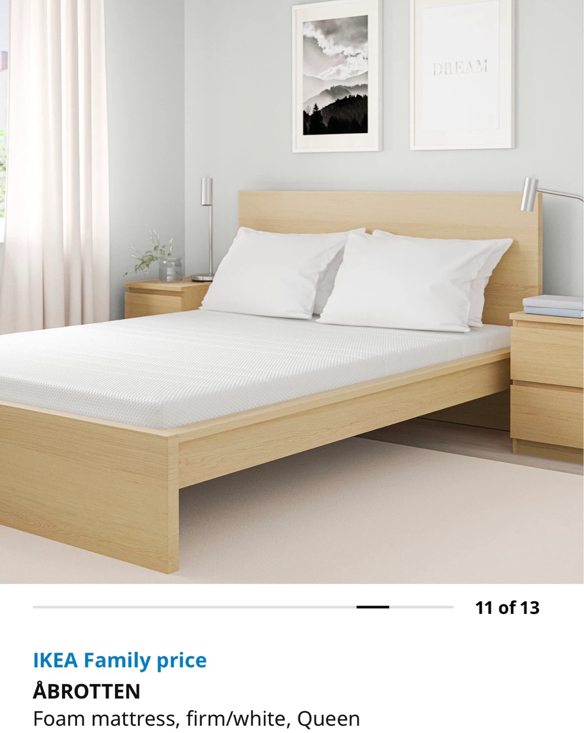 IKEA Foam Mattress- Firm- Queen Size