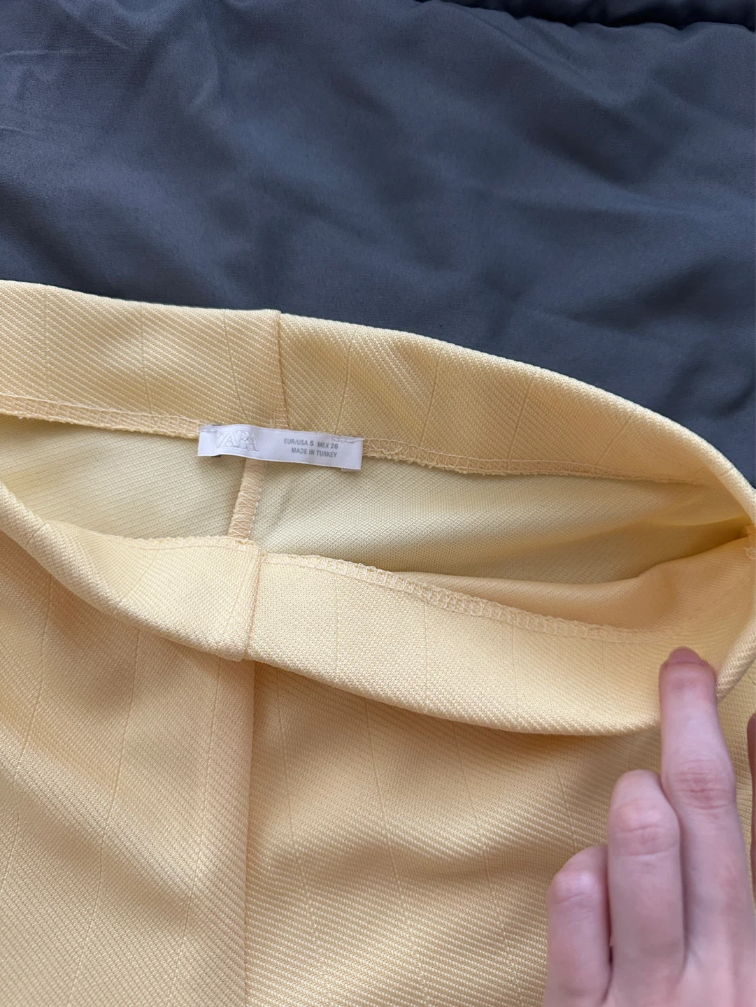Zara Women's Yellow Pants Size S - photo 3