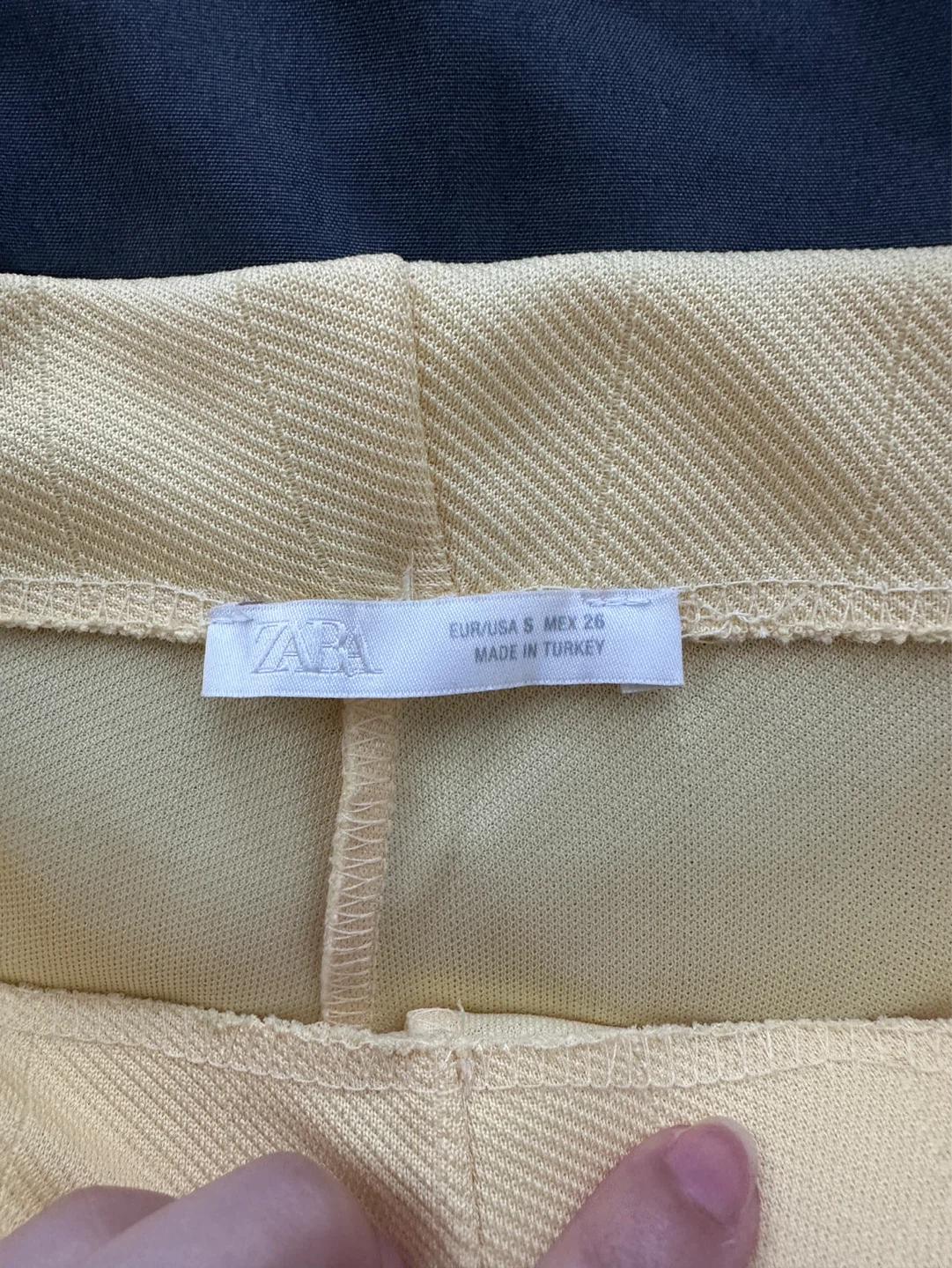 Zara Women's Yellow Pants Size S - photo 2