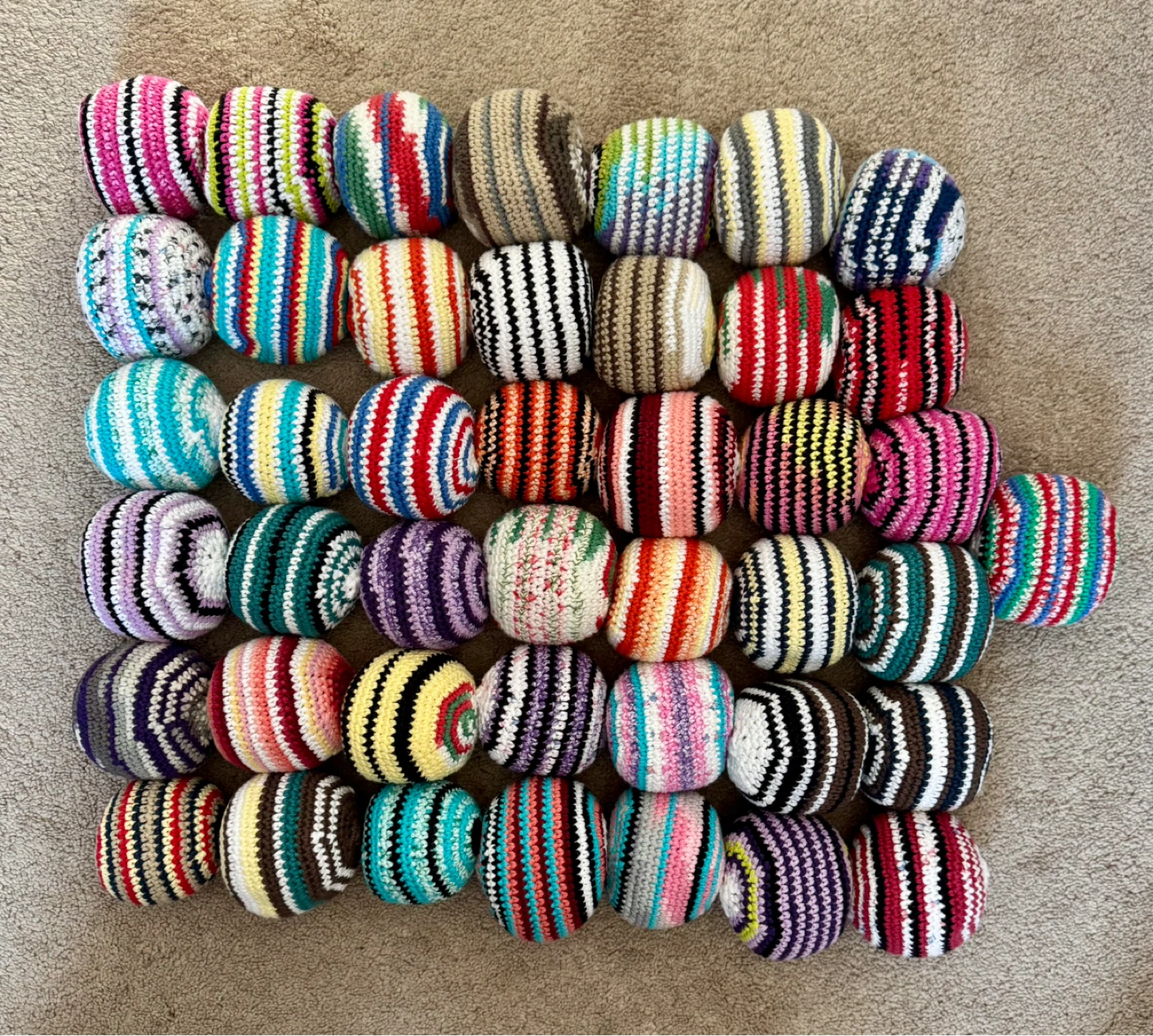 Hacky Sacks (crocheted by me) - photo 2