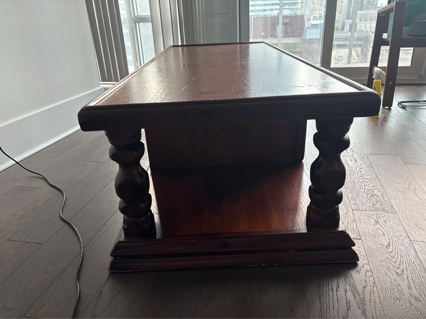 Vintage Wood TV stand - photo 3