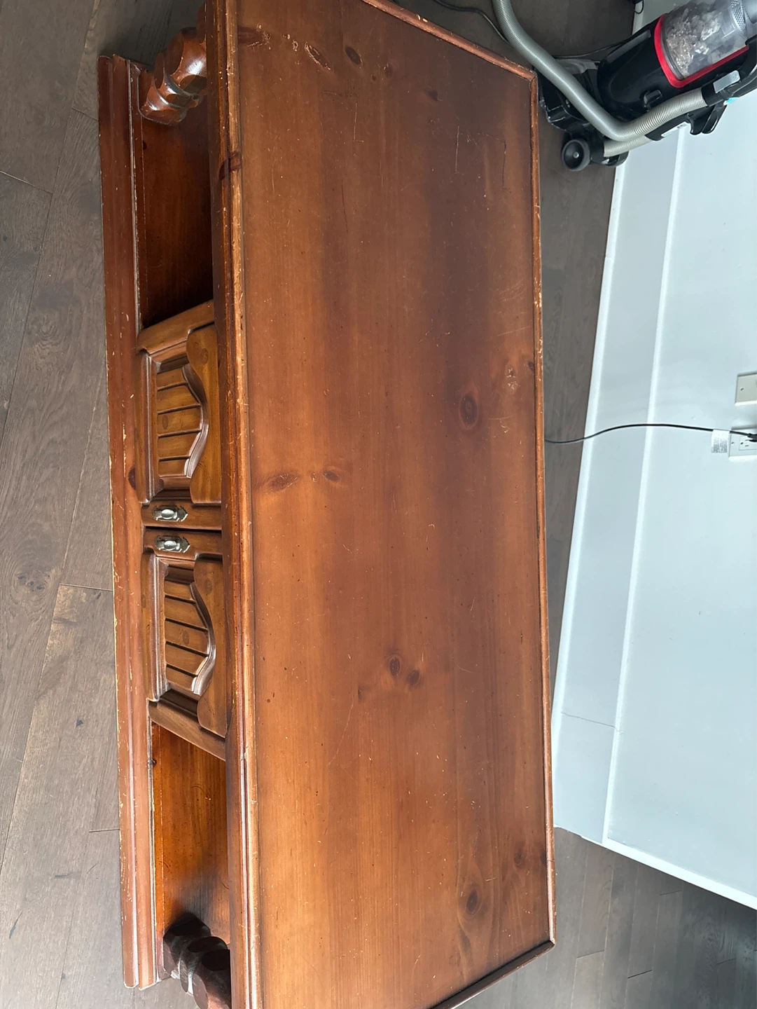 Vintage Wood TV stand - photo 2