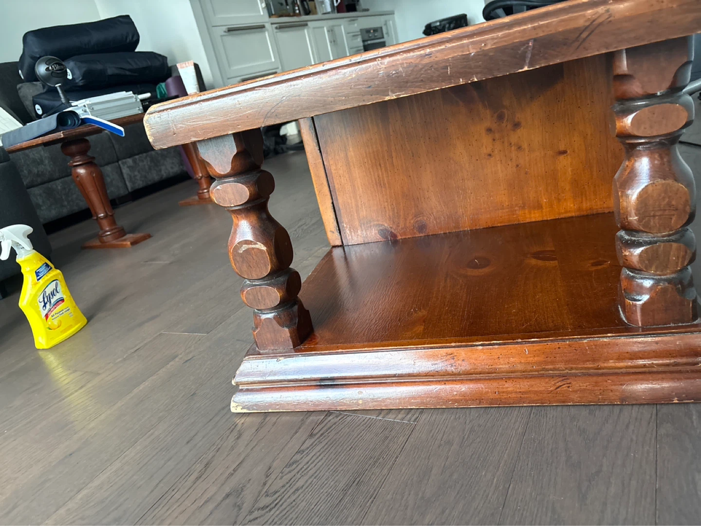 Vintage Wood TV stand - photo 5