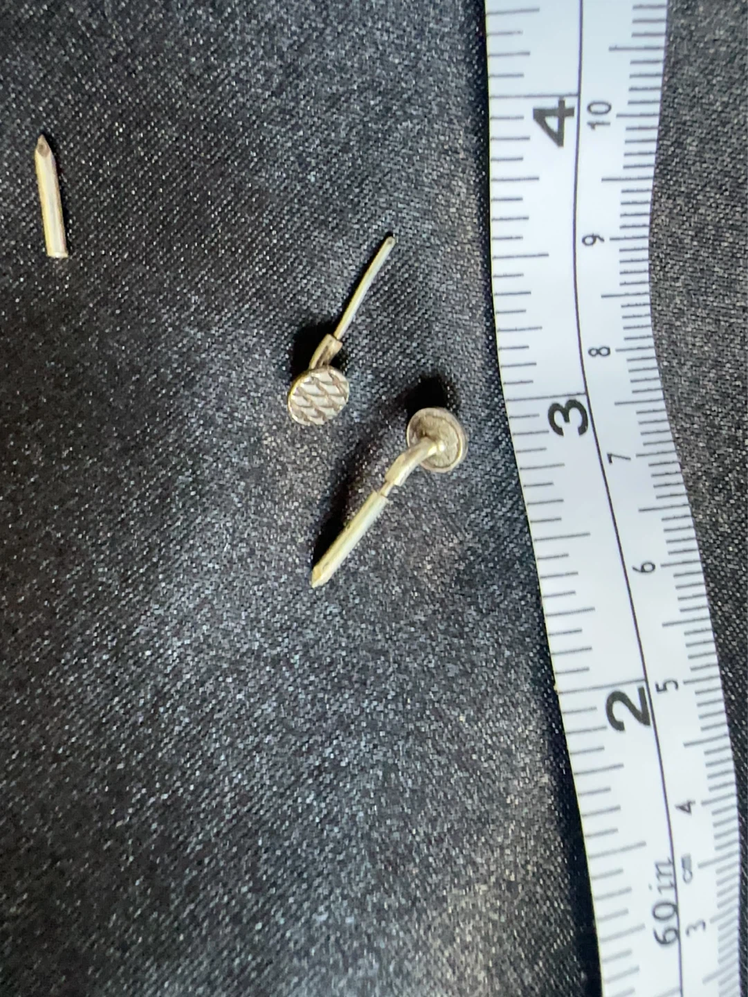 Sterling silver Miniature Axe and Spear Earring Set