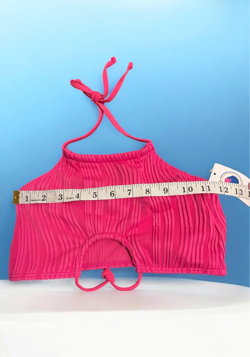 Hot Pink Textured Swimsuit Set - Size Small - photo 3