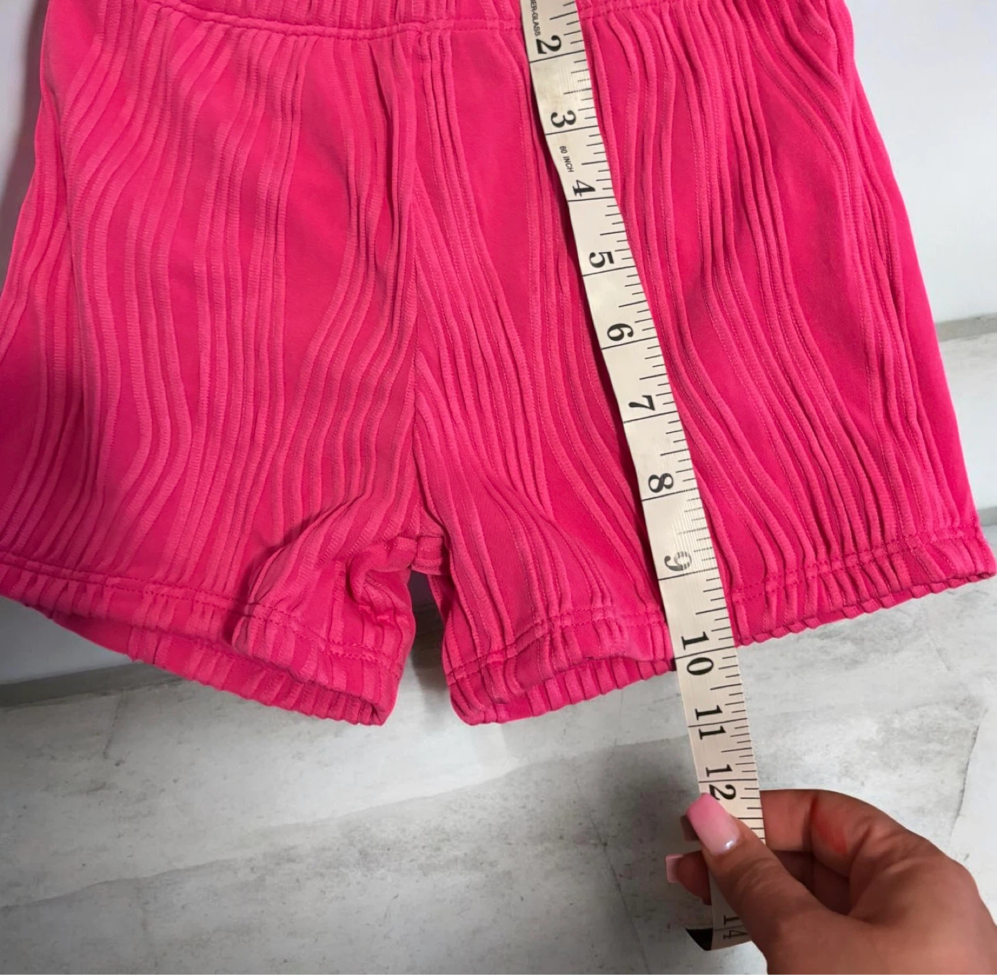 Hot Pink Textured Swimsuit Set - Size Small - photo 5