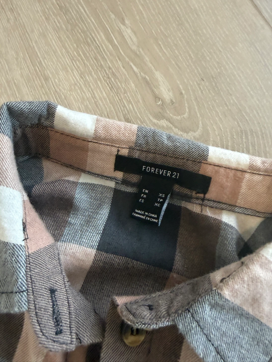 Forever 21 Plaid Flannel Shirt XS - photo 3