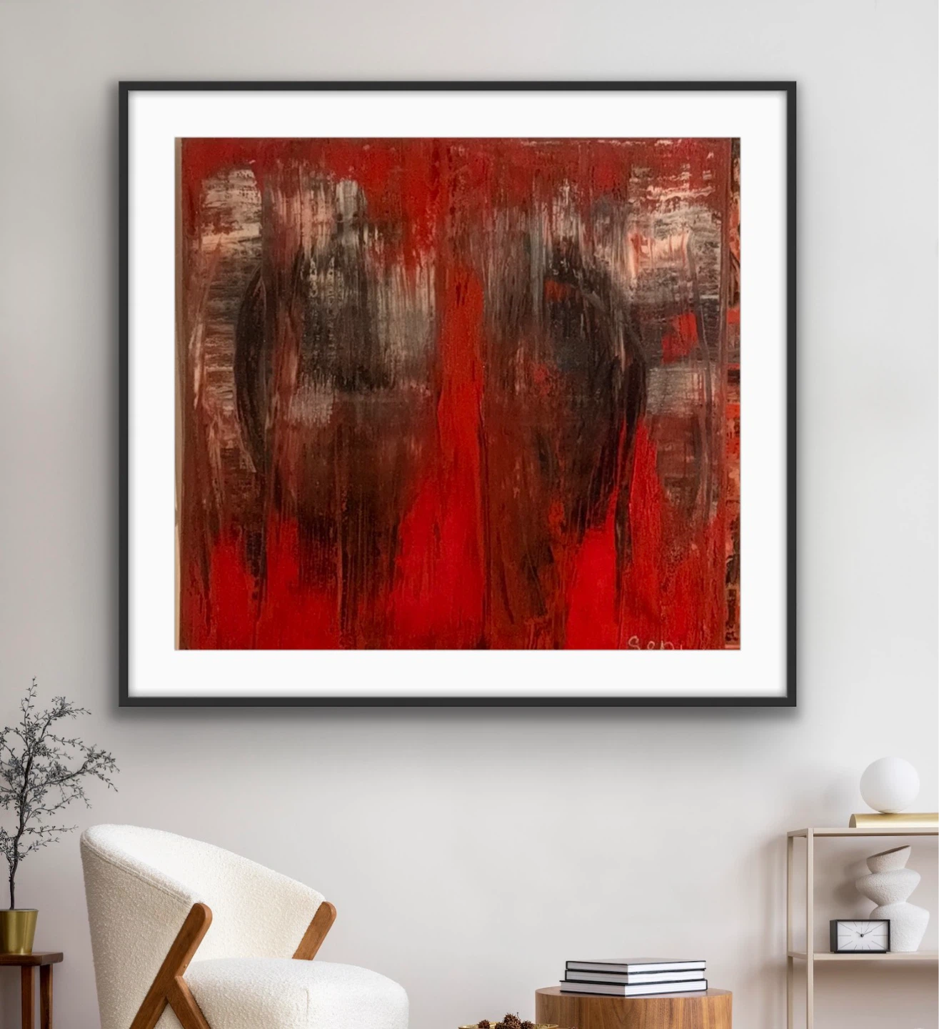 Abstract  oil painting - photo 2