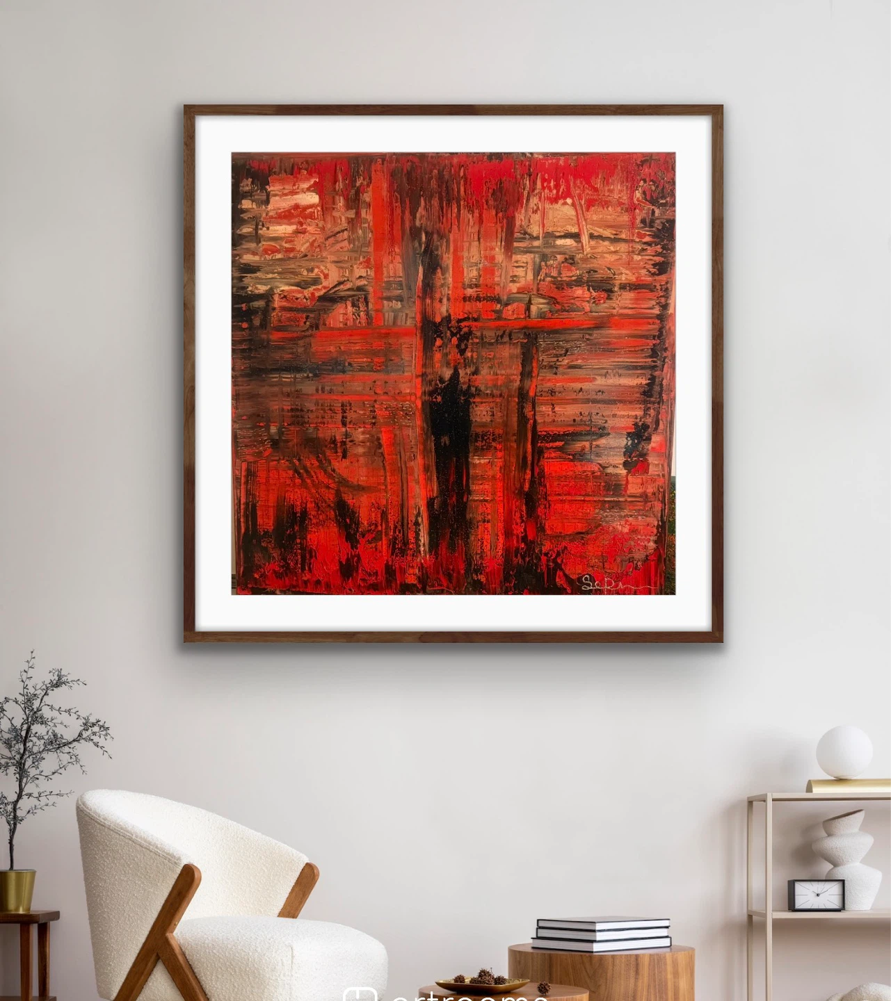 Abstract  oil painting