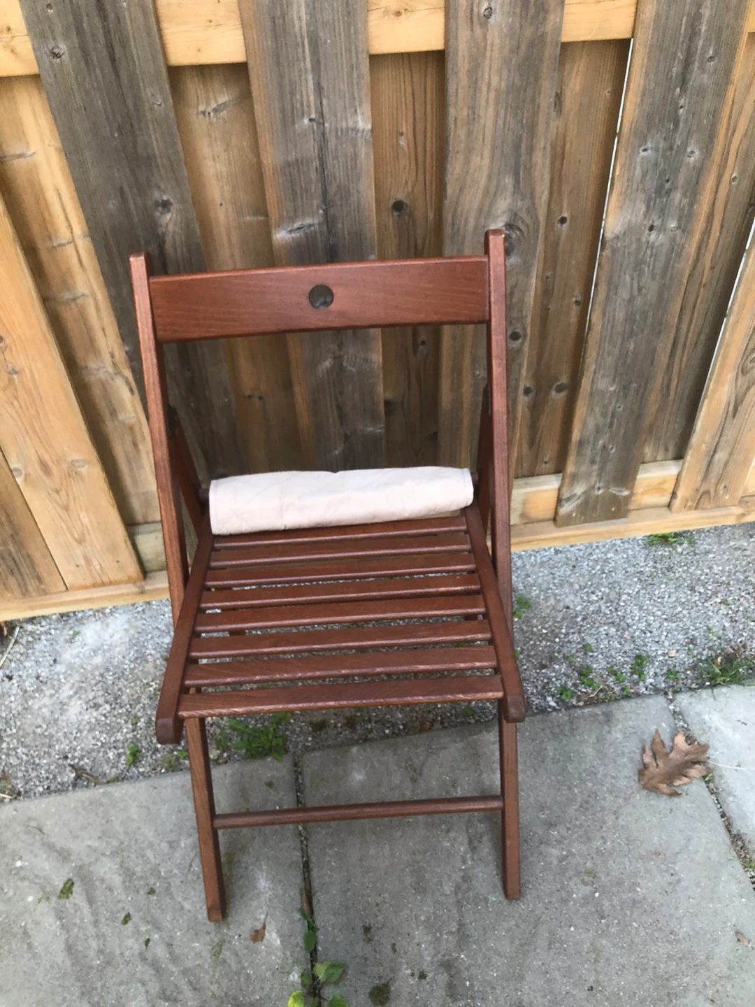 IKEA TERJE Folding Chair, Brown