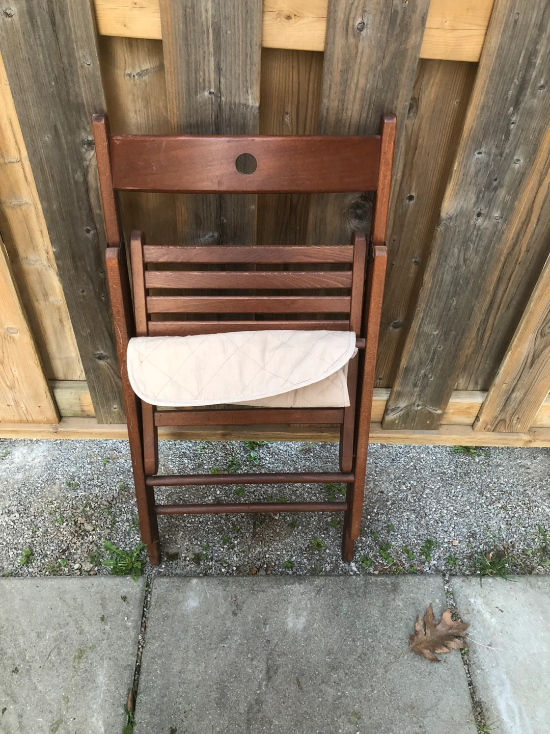 IKEA TERJE Folding Chair, Brown - photo 2