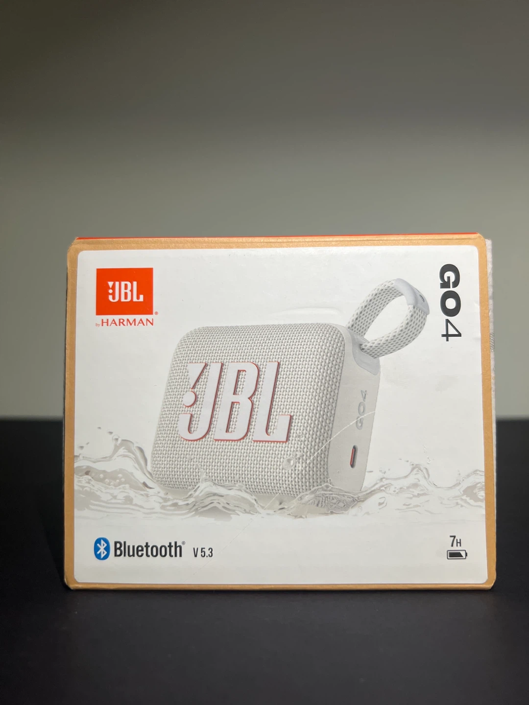 JBL GO4 Portable Bluetooth Speaker - White
