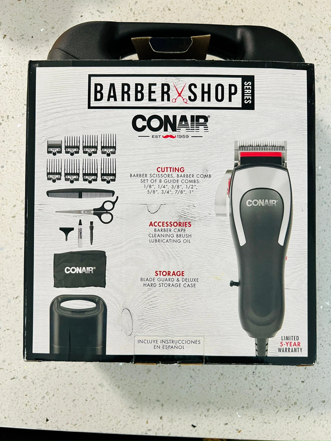 Conair Barber Shop Series Hair Clipper Kit with Case