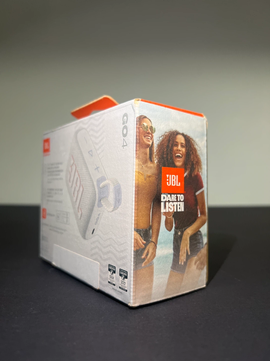 JBL GO4 Portable Bluetooth Speaker - White - photo 2