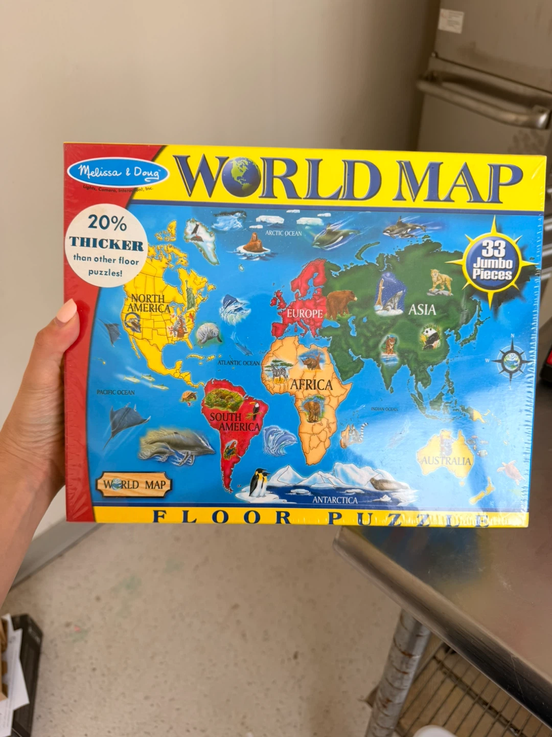 New Melissa & Doug World Map Floor Puzzle