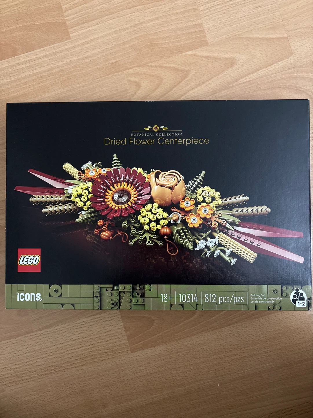 LEGO Icons Dried Flower Centerpiece Building Set 10314