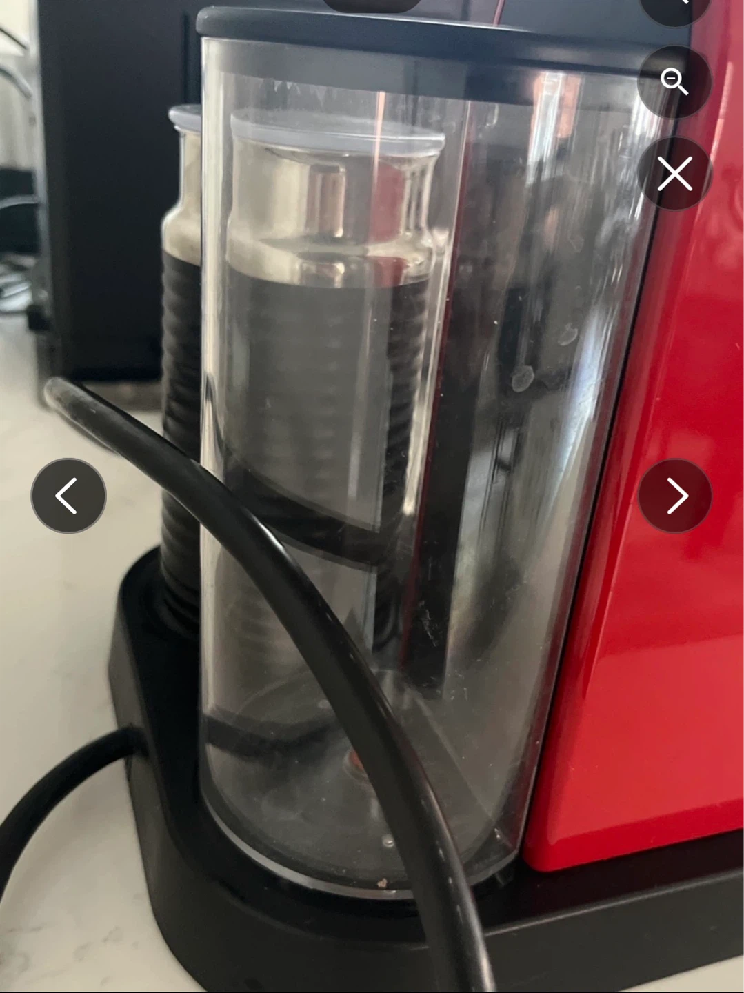 Nespresso Vertuo Red Coffee Machine with Aeroccino Milk Frother - photo 4