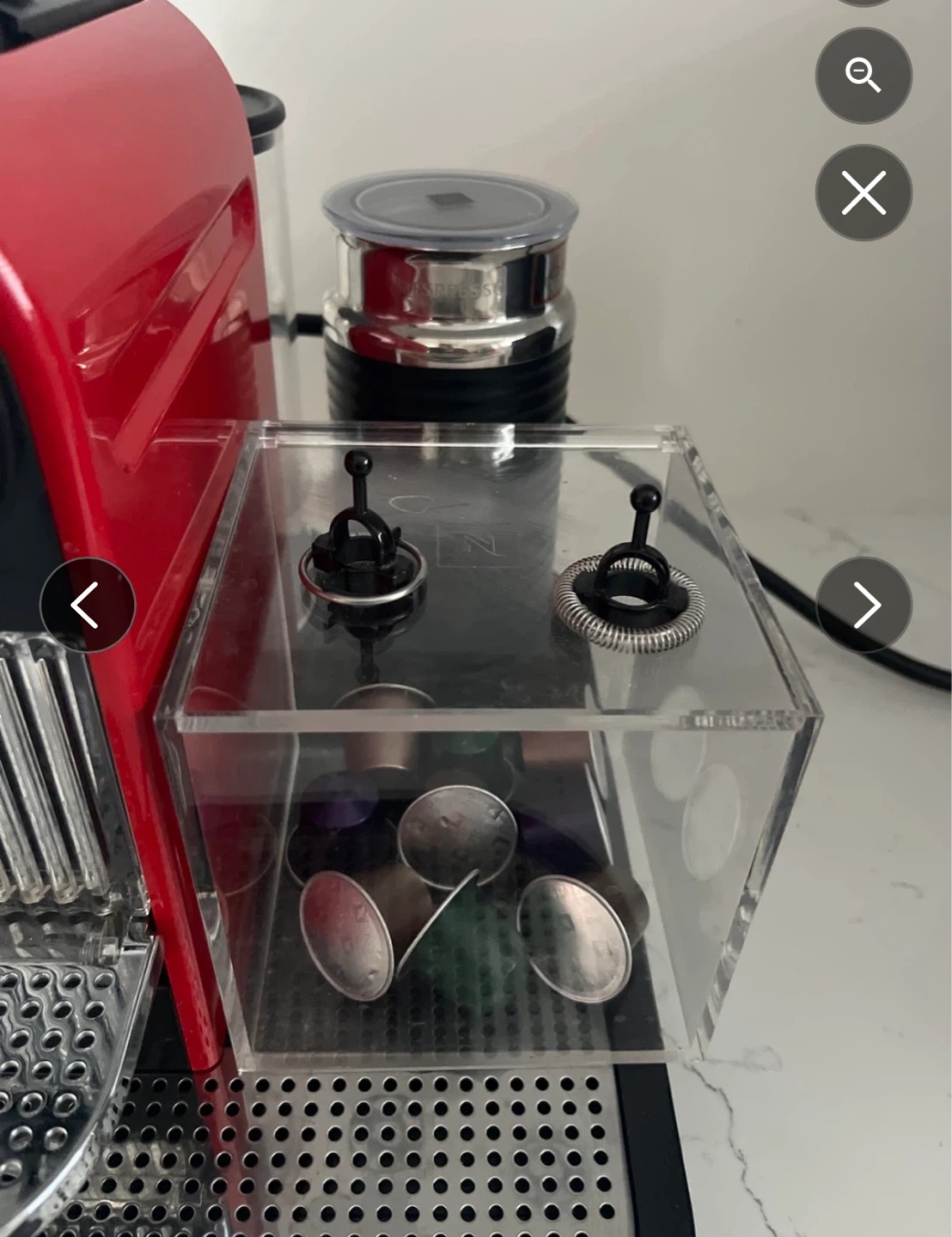 Nespresso Vertuo Red Coffee Machine with Aeroccino Milk Frother - photo 3