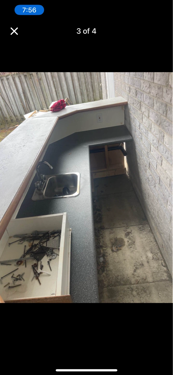 Outdoor Bar with Sink - photo 2