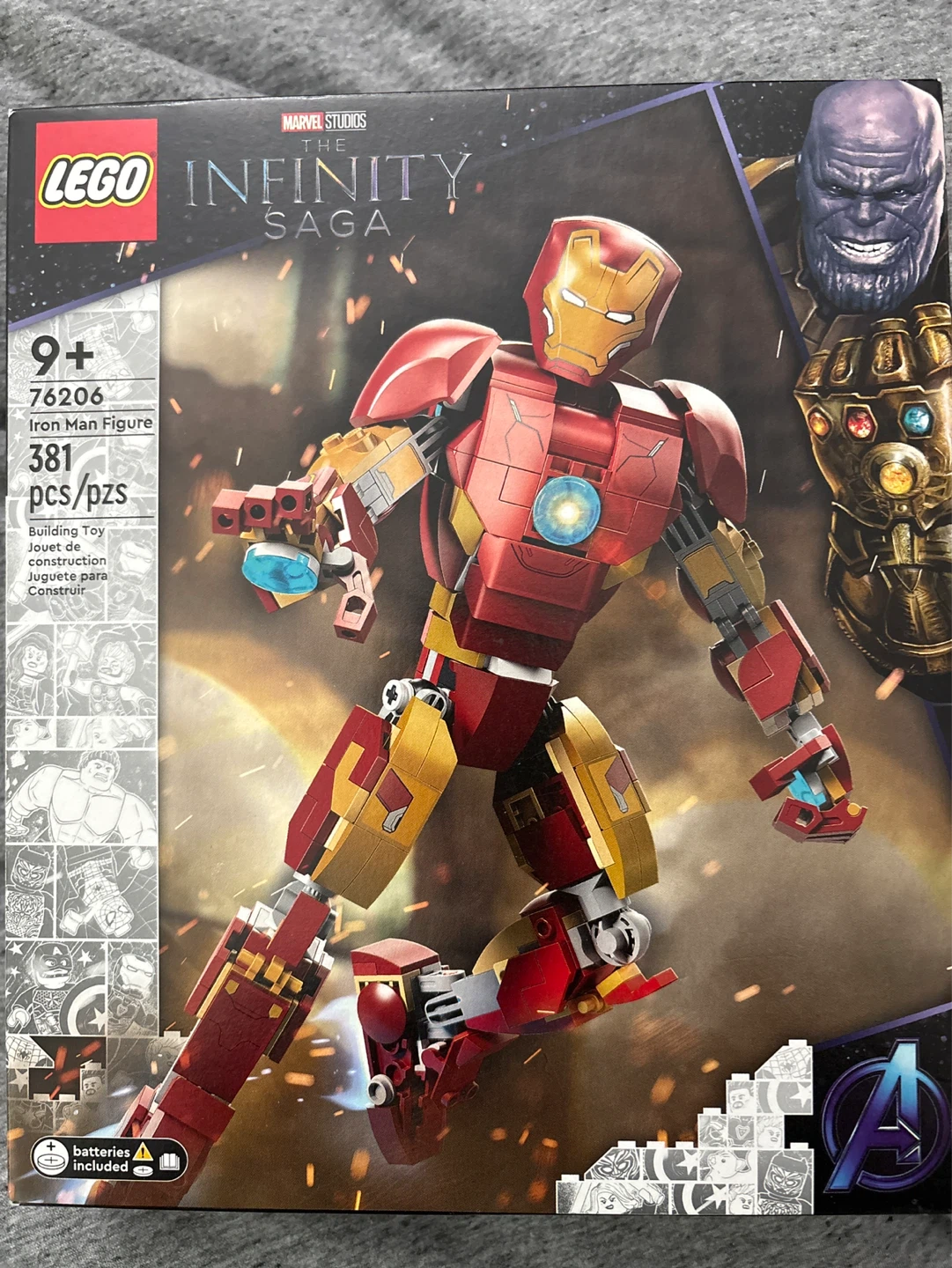 LEGO Marvel Studios The Infinity Saga Iron Man Figure 76206