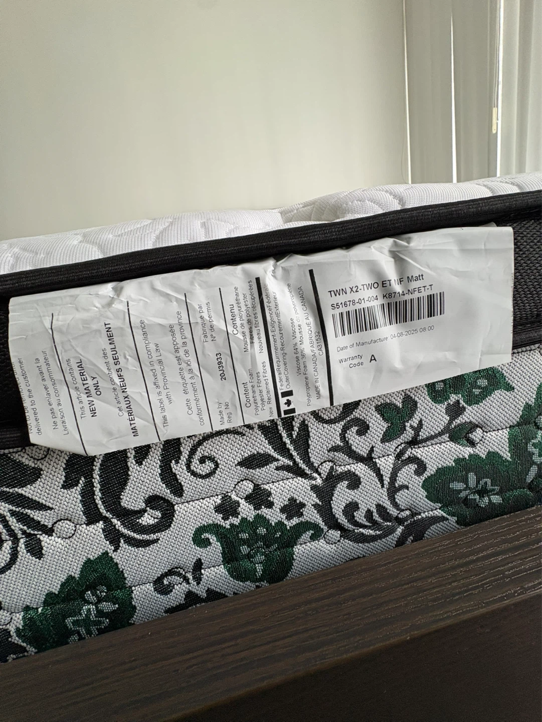 Kingsdown Twin Mattress (originally $1300) - photo 4