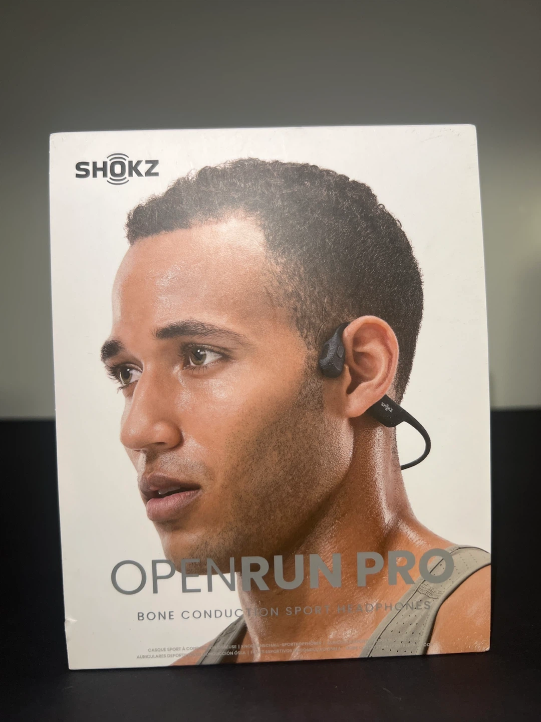 Shokz OpenRun Pro Bone Conduction Sport Headphones - Black