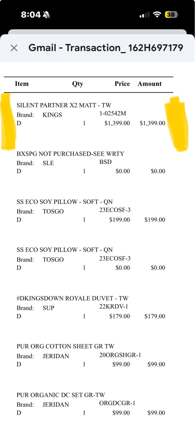 Kingsdown Twin Mattress (originally $1300) - photo 5