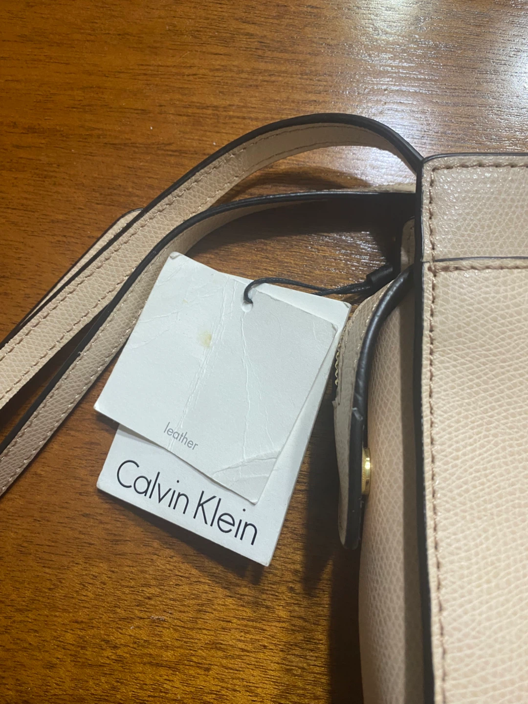 Calvin Klein Leather Shoulder Bag
