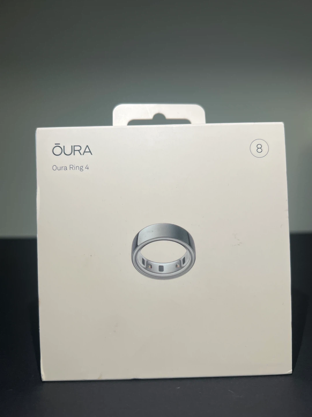 Oura Ring 4 Silver - Size 8