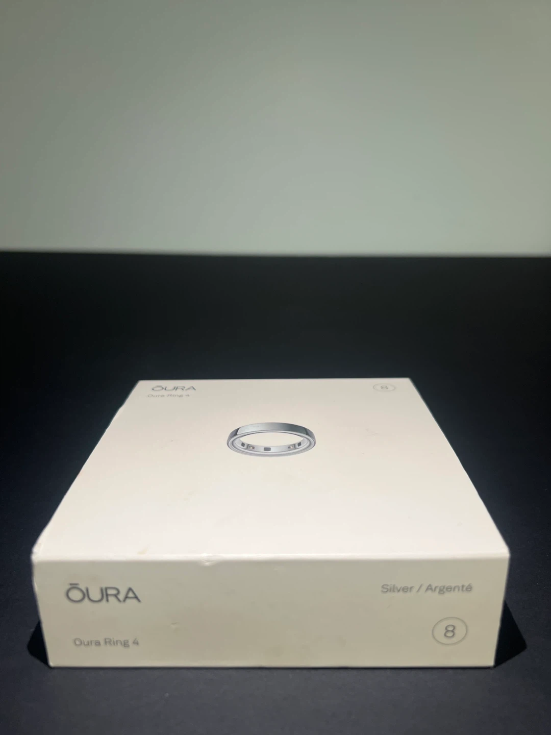 Oura Ring 4 Silver - Size 8 - photo 3