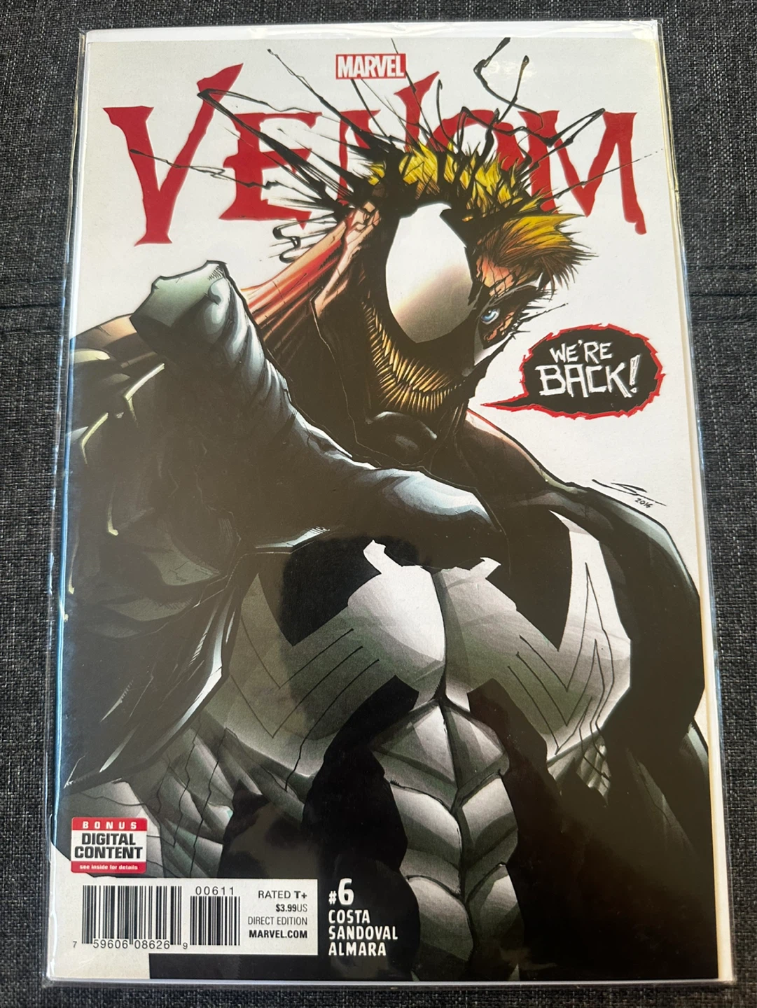 Venom #6 1st Print NM Marvel Comics Costa Sandoval