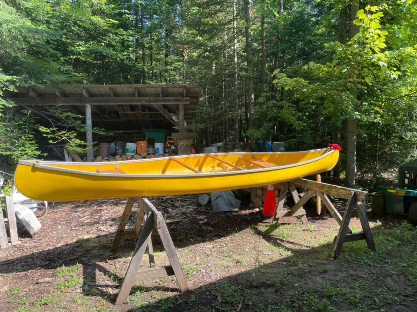 Fiberglass Canoe