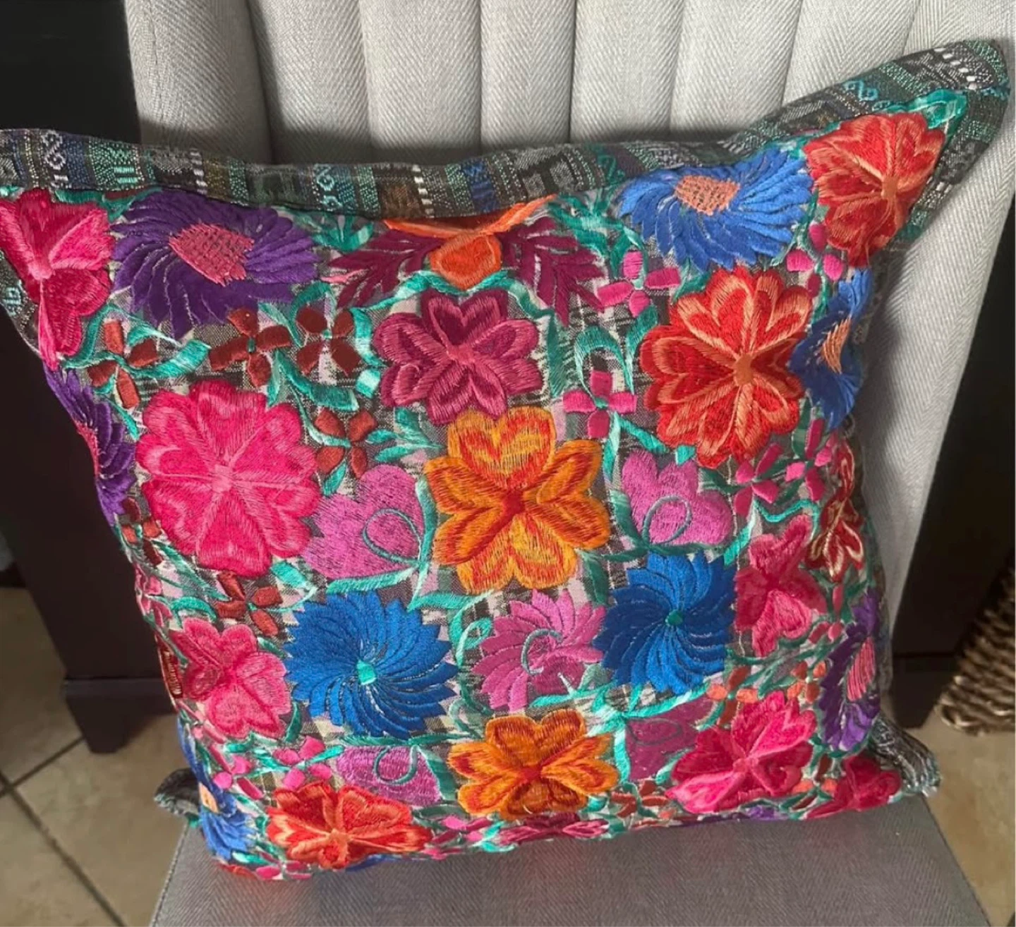 Mexican Oaxaca Artisan Pillow Cover