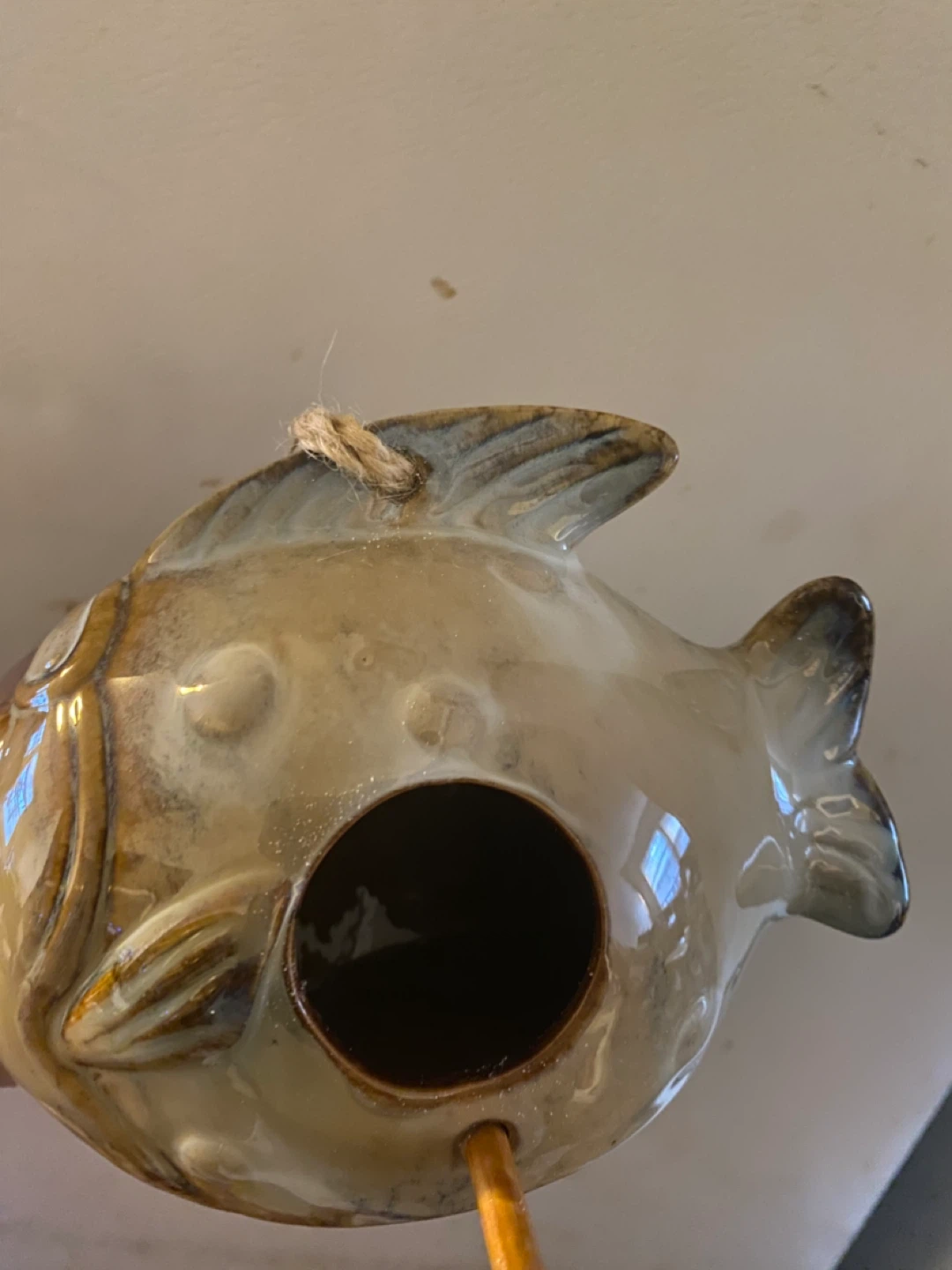 Ceramic Fish Shaped Birdhouse - photo 2