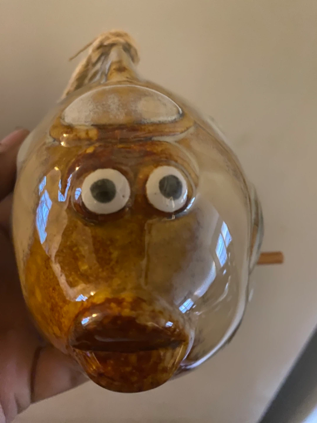 Ceramic Fish Shaped Birdhouse